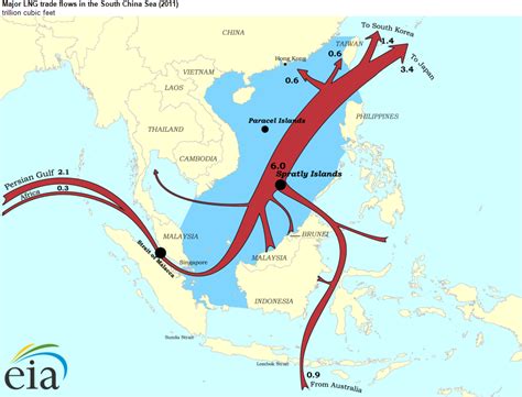 Find out which airlines offer direct service between countries. The South China Sea is an important world energy trade ...