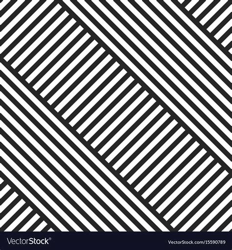 Geometric Striped Diagonal Seamless Pattern Vector Image