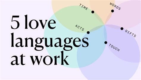The 5 Love Languages At Work How To Choose The Right Words Writer