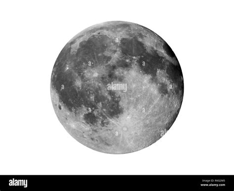 High Contrast Full Moon Stock Photo Alamy