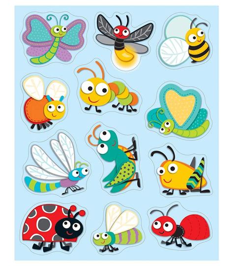 Buggy For Bugs Shape Stickers Carson Dellosa Publishing Marzo