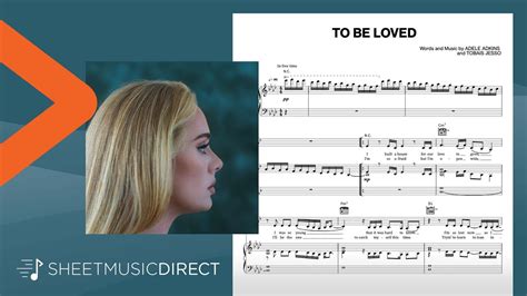 To Be Loved Adele Piano Vocal And Guitar Chords Right Hand Melody