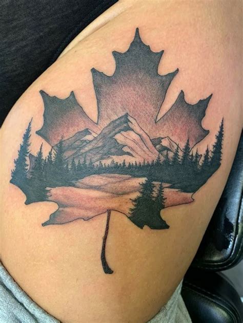 Pin By Erin Carlson On If I Ever Get A Tattoo In 2020 Maple Leaf