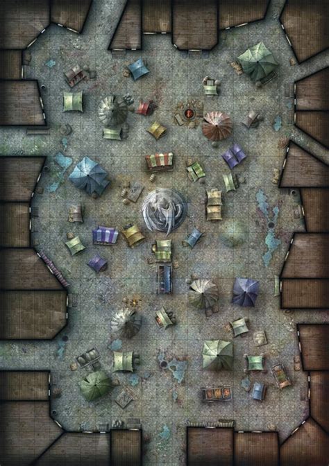 Town Square No Index Dungeon Tiles Dungeon Maps Tabletop Rpg Tabletop Games Rpg Pathfinder