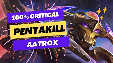 Aatrox Build Wild Rift Full Critical Easy Pentakill Youtube
