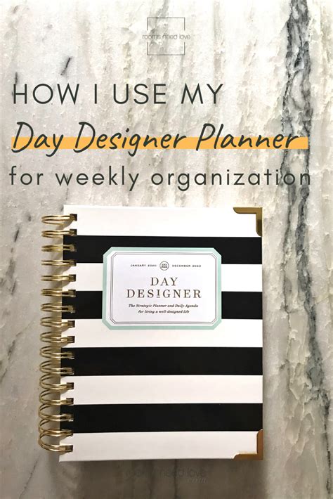 How I Use My Day Designer Planner For Weekly Organization