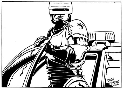 Robocop Coloring Pages