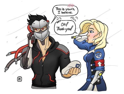 Pin By On Genji X Mercy Gency ️ Overwatch Comic Overwatch Memes