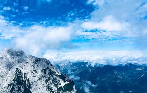 View From Alpspitze In Garmisch Partenkirschen Germany Standing On