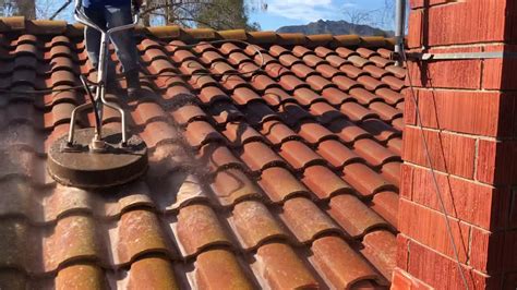 Your pressure washer should have at least 2000 psi to 2600. Tile Roof Cleaning with a surface cleaner. Pressure ...