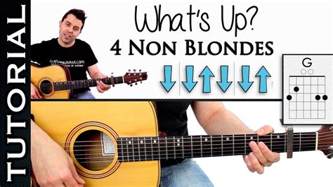Como Tocar Whats Up De Non Blondes En Guitarra Tutorial Con Acordes