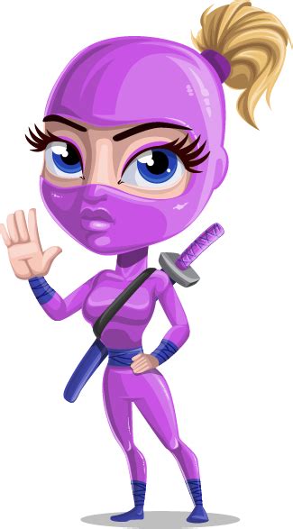 Girl Ninja Cartoon Characters