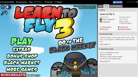Learn to fly 3 at experimonkey.com: Learn to Fly 3 | Learn To Fly Wiki | FANDOM powered by Wikia
