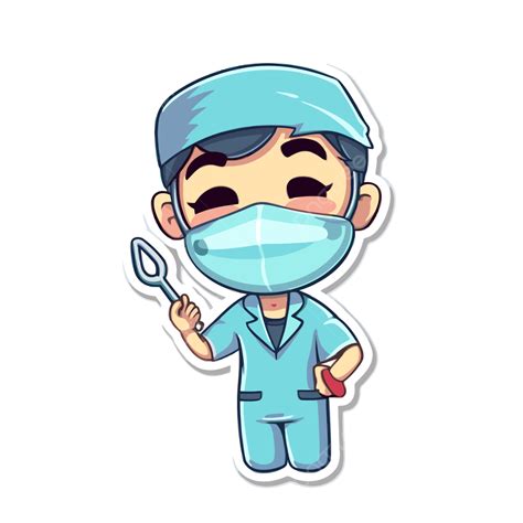 Surgeon Sticker Png Vector Psd And Clipart With Transparent