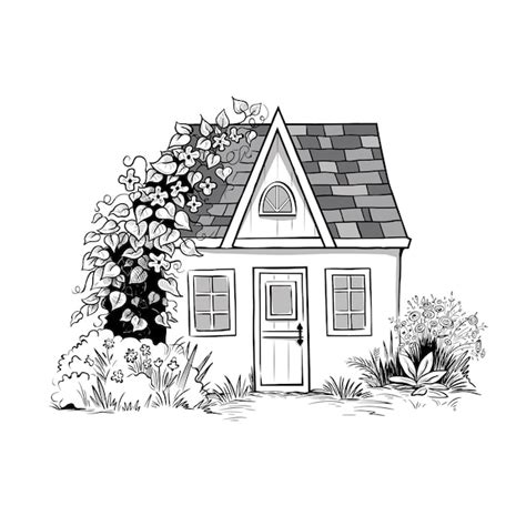 Premium Vector Garden House Summer House Vector Illustration