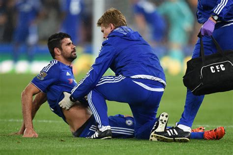 Chelsea Diego Costa Injured As Blues Are Knocked Out Of The League Cup