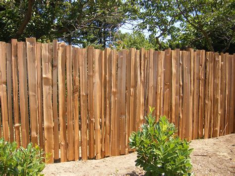 Staggered Grape Stake Fencing Privacy Fence Decorations Privacy Fence