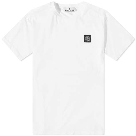Stone Island Patch T Shirt White End