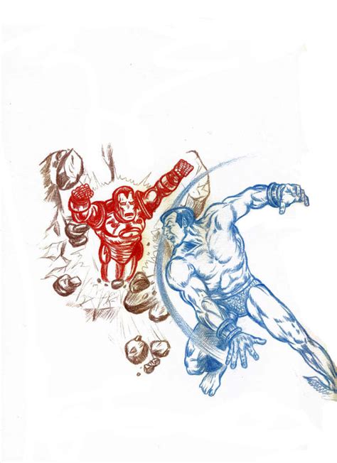 Iron Man Vs Namor By Drawing2be On Deviantart