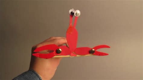 Clothespin Lobster Simple Machines Paper Toys Simple