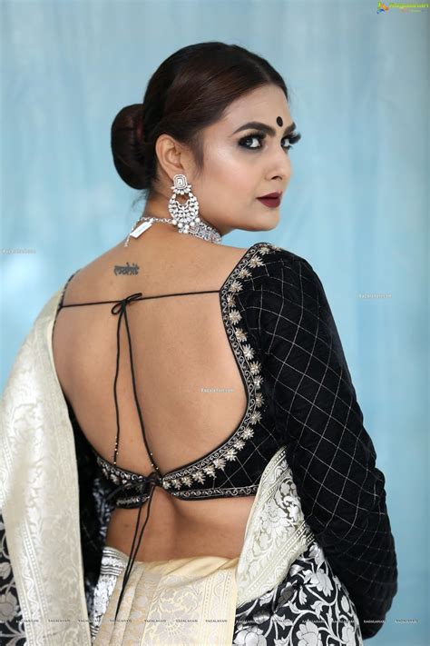 backless saree blouse designs neha deshpande cinehub