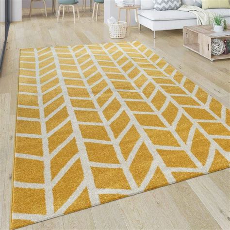Amazon De Paco Home Teppich Wohnzimmer Muster Geometrisch Modern