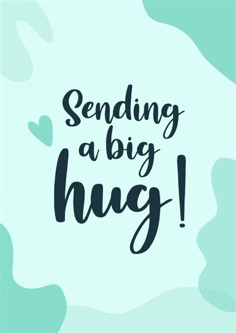 Sending A Big Hug Encouragement Cards And Quotes 💌📬 Send Real