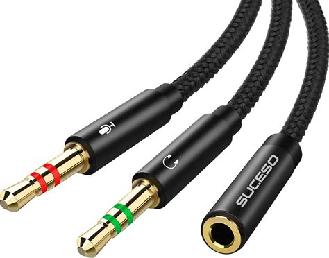 Suceso Audio Splitter Y Adapter 35 Mm Female To Double 35 Mm Jack