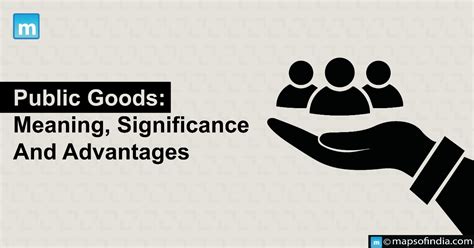 Public Goods Meaning Significance Advantages And Examples Education