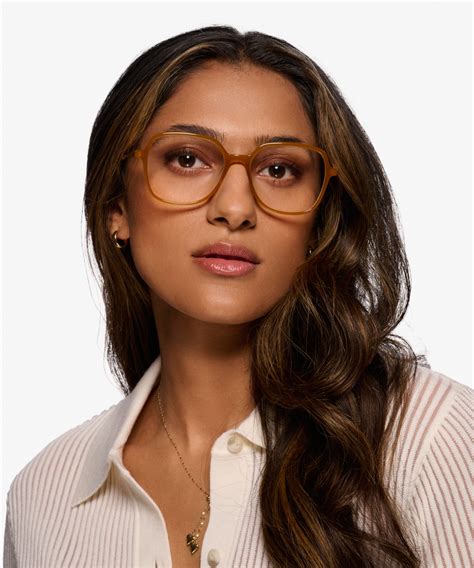 Lenny Square Mellow Yellow Full Rim Eyeglasses Eyebuydirect Canada