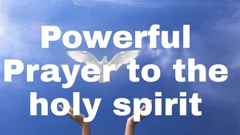 5 Powerful Prayers To The Holy Spirit Christ Win