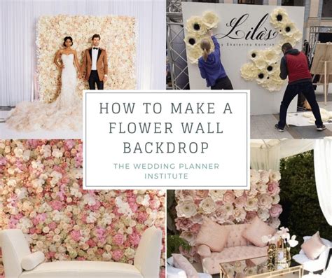 How To Make A Flower Wall Backdrop For A Wedding Or Event — Wedding