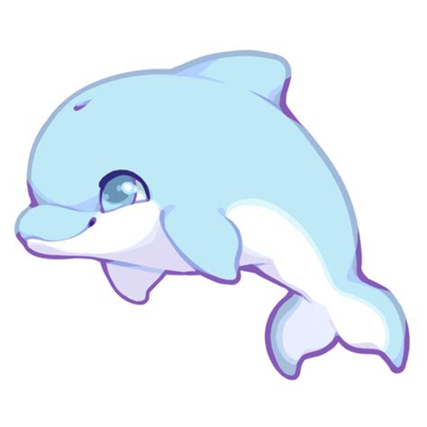 Download High Quality Dolphin Clipart Kawaii Transparent Png Images