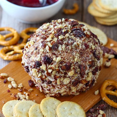 Loaded Cranberry Bacon Cheese Ball Recipe 55