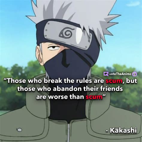 The hole in one's heart gets filled by others around you. 5+ Amazing Kakashi Hatake Quotes | QTA