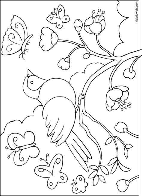 Coloriage Oiseaux #11944 (Animaux) – Dessin à colorier – Coloriages à