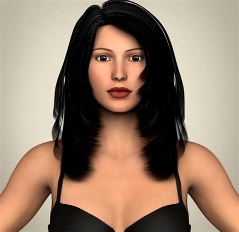 Realistic Young Sexy Girl 3d Model