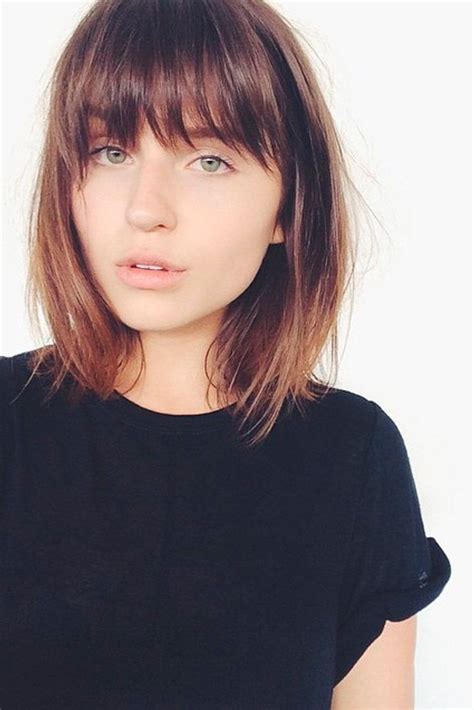 45 Best Hairstyles For Round Faces Short Hair With Bangs Bangs For Round Face Medium Hair Styles