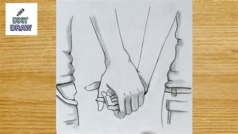 Wie Zeichnet Man Ein Verliebtes Paar Das Sich Die Hände Halten Youtube