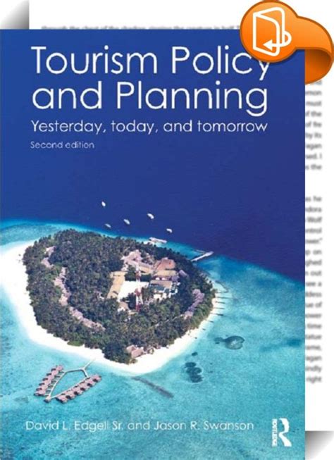Tourism Policy And Planning David L Edgell Sr Jason Swanson Book Look