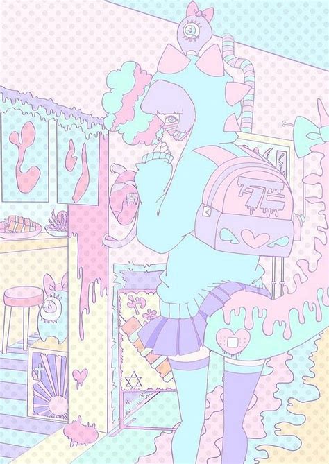 Aesthetic Pastel Anime Cartoon Pastel Hd Phone Wallpaper Pxfuel