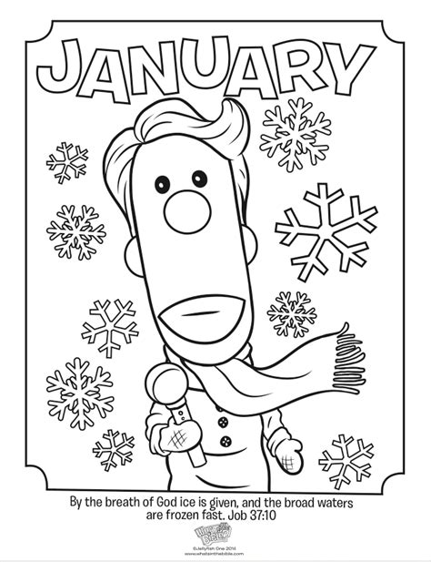 Book Of Job January Coloring Page Whats In The Bible