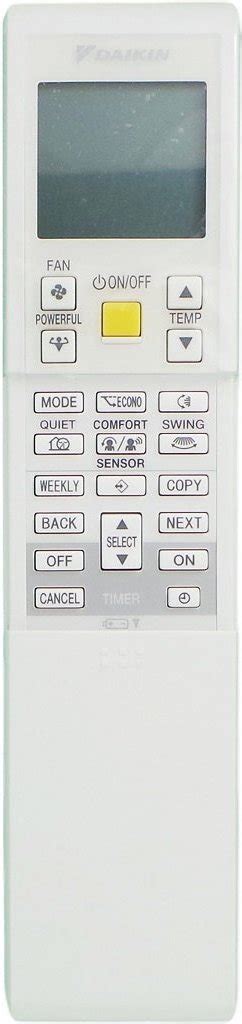 Daikin Ac Remote Symbols