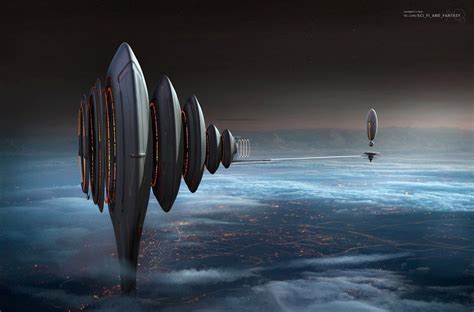 Космическая научная фантастика артыкартинки Vk Spaceship Art