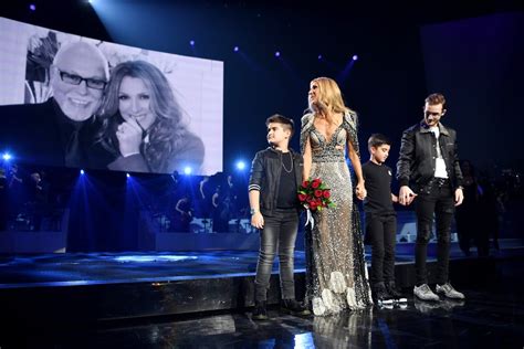 Celine dion also joined the ranks of proud and happy mothers and posted a rare photo of all three other children who's having the best day today, me or the kids ? Celine Dion and Her Kids at Final Las Vegas Residency Show | POPSUGAR Celebrity