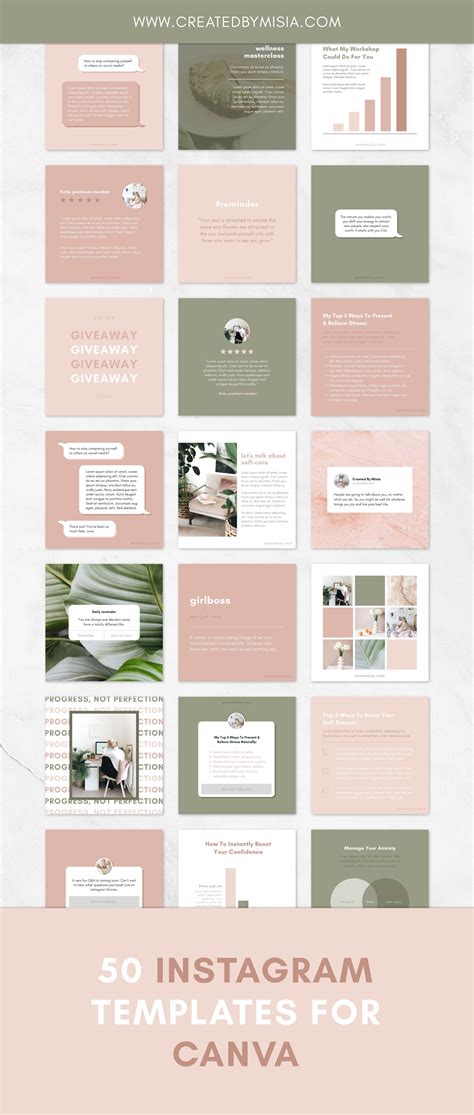 50 Instagram Templates For Canva Instagram Stories Templates For Canva