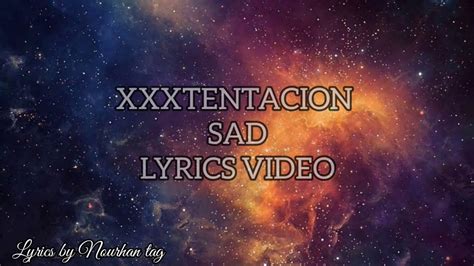 Xxxtentacion Sad Lyrics Youtube