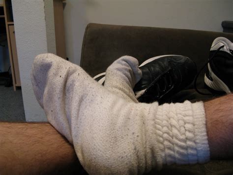 stinky sweaty white socks straight from shoes those reebo… flickr