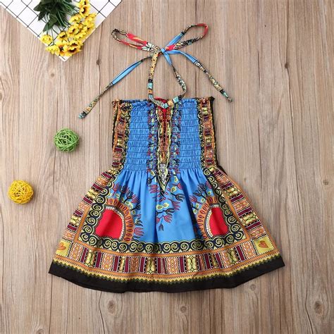 Lola Kids African Dashiki Dress Zahara Designz