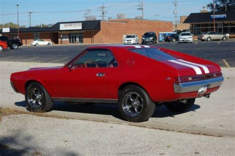 Amc Amx Red With 0 Miles For Sale Classic Amc Amx 1968 For Sale